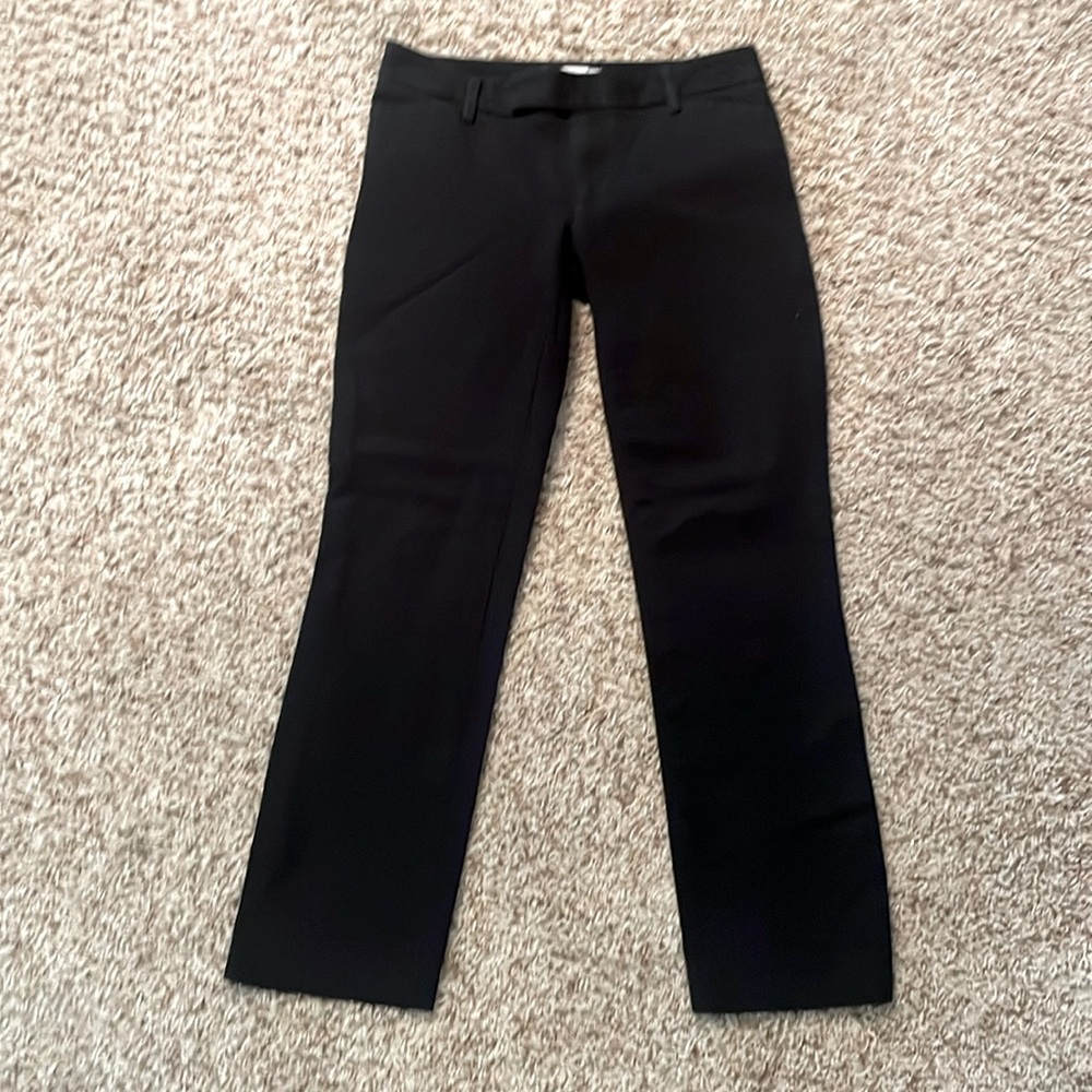 Gap 00R slim black cropped jeans